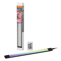 Lampka Podszafkowa LED Listwa Meblowa z Czujnikiem Ruchu 8W 460lm 3000K Ciepła RGBw Ściemnialna Pilot Czarny 30cm Linear Edge Ledvance