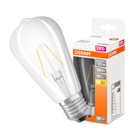 Żarówka LED ST64 E27 2.5W = 25W 250lm 2700K Ciepła 300° Retrofit Filament CLASSIC Osram