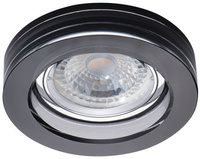 Oprawa sufitowa halogenowa szklana MORTA MR16 Gx5,3 czarny Kanlux