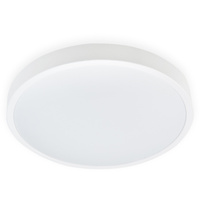 Plafon LED Lampa Sufitowa Natynkowa Łazienkowa 12W 4000K IP44 ZOE Czarna 30cm