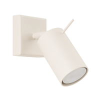 Lampa Ścienna Reflektor Kinkiet Reflektor Tuba Spot 1x GU10 Beżowa Lagos Bittersweet Shimmer SL.1494 Sollux
