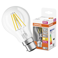 Żarówka LED A60 B22d 7W = 60W 806lm 2700K Ciepła 300° Ściemnialna Retrofit Filament CLASSIC Osram