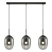 Lampa Wisząca Sufitowa ALIAS Czarna 3xE14 Milagro