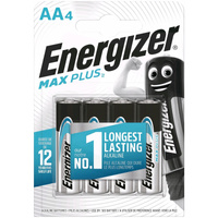 4x Baterie ENERGIZER MAX PLUS AA LR6 1,5V Blister