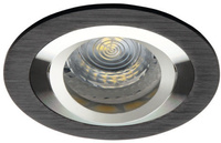 Oprawa sufitowa halogenowa podtynkowa SEIDY MR16 Gx5,3 czarna anodowana Kanlux