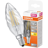 Żarówka LED BW35 Świeczka E14 4W = 40W 470lm 2700K Ciepła 300° Retrofit Filament CLASSIC Osram