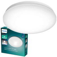 Lampa Sufitowa Plafon LED 6W 640lm 4000K Biała Moire CL200 Philips