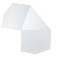 Lampa Ścienna Kinkiet 2x G9 Nieregularna Biała Nowoczesna Tre Sollux