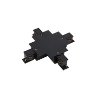 Łącznik X do Szynoprzewodów Podtynkowy Czarny CTLS RECESSED POWER X CONNECTOR 8680 Nowodvorski