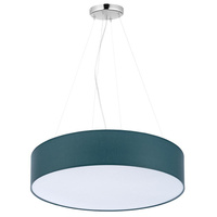 Lampa Sufitowa Wisząca RONDO Chrom Zielono-Biała Minimalistyczna 4xE27 1037 TK Lighting