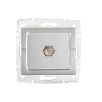 Gniazdo Ekwipotencjalne Kwadratowe Uziemienie Srebrne LOGI Kanlux