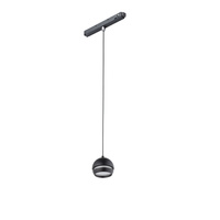 Reflektor Szynowy Lampa do Szynoprzewodów 1-fazowy LED 5W 210lm 3000K Ciepła Czarny Industrialna LVM SLOT 10154 Nowodvorski