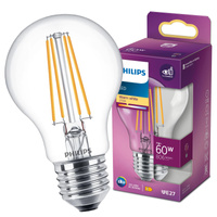 Żarówka LED E27 A60 7W = 60W 806lm 2700K Ciepła Filament PHILIPS