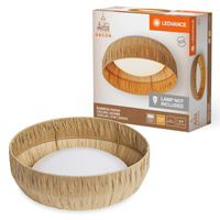 Plafon LED Lampa Sufitowa Natynkowa 12W 400lm 3000K Ciepła Brązowy 30cm Decor Ledvance