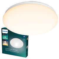 Lampa Sufitowa Plafon LED 17W 1700lm 2700K Biała Moire CL200 Philips