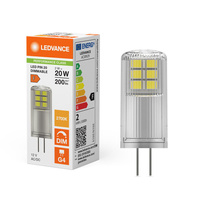 Żarówka LED Kapsułka G4 2W = 20W 200lm 2700K Ciepła 320° 12V Ściemnialna Ledvance