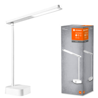 Lampa Stołowa Biurkowa LED 5.2W 80lm 4000K Neutralna Ściemnialna Bateryjna Biały Panan Ledvance