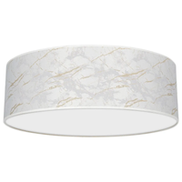 Plafon LED Lampa Sufitowa SENSO Biała Złota 3xE27 Ø60cm Milagro