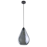 Lampa Sufitowa Wisząca FUENTE Zwis Czarno-Grafitowa Nowoczesna E27 2326 TK Lighting