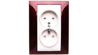 Unica Plus Gniazdo podwójne z PE 16A IP20 MGU63.069.551