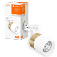 Panel LED Oprawa Podtynkowa Punktowa GU10 Oczko Spot Biały Złoty Tracklight Spot Cylinder Gold Ledvance