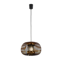Lampa Sufitowa Wisząca ROYAS BLACK/GOLD Zwis Czarno-Złota Nowoczesna E27 6295 TK Lighting