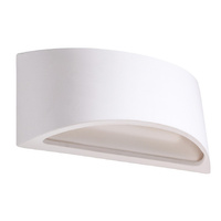 Lampa Ścienna Kinkiet G9 Półokrągła Biała Nowoczesna Vixen Sollux
