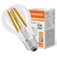Żarówka LED A60 E27 9.5W = 75W 1055lm 2700K Ciepła Biała FILAMENT ŚCIEMNIALNA LEDVANCE