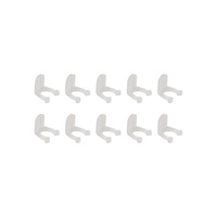 Uchwyt Montażowy do Węży Świetlnych Biały GIVRO Kanlux 10szt.