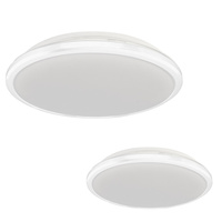 Plafon LED Lampa Sufitowa Natynkowa TERMA Biały 18W LED IP44 Ø280 mm Milagro