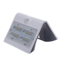 Lampa Ogrodowa Solarna Kinkiet Elewacyjny BUTTERFLY LED IP65 3,2W 4000K Czujnik Biała Eko-Light