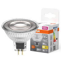 Żarówka LED MR16 Reflektor GU5.3 2.1W = 20W 210lm 2700K Ciepła 12V 36° STAR Osram