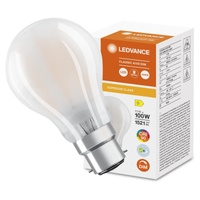 Żarówka LED B22d A60 11W = 100W 1521lm 4000K Neutralna 300° CRI90 Ściemnialna Ledvance