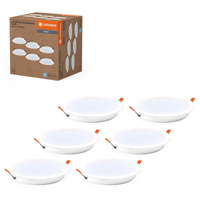 Panel LED Oprawa Podtynkowa Punktowa 18W 1650lm 6500K Zimna Oczko Spot Biały Essentials Downlight Ledvance