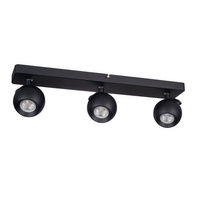 Oprawa ścienno-sufitowa listwa GALOBA 3x GU10 PAR16 Czarna KANLUX