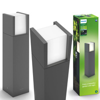 Lampa Ogrodowa Zewnętrzna SŁUPEK 40cm LED 6W 600lm 4000K IP44 Arbour Philips