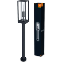 Lampa Ogrodowa Zewnętrzna Stojąca Słupek E27 80cm IP44 Szary Endura Ledvance