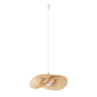 Lampa Sufitowa Wisząca E27 Biała Skandynawska HAVANA S 11395 Nowodvorski