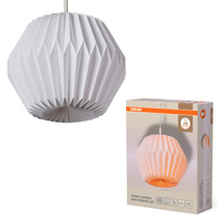 Lampa Sufitowa Wisząca Dekoracyjna E27 Biała Decor Paper Lantern Osram