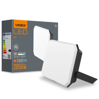 Naświetlacz LED 30W 2850lm 5000K Zimna Czarny z Mleczną Przesłoną Videx