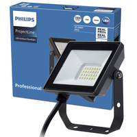 Naświetlacz LED 20W 1800lm 3000K IP65 Czarny ProjectLine Floodlight PHILIPS