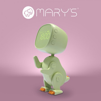 Zegar Elektroniczny dla Dzieci BUDZIK Zielony Akumulatorowy 1200mAh ROBO MARY'S