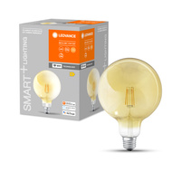 Żarówka LED Dekoracyjna E27 G125 6W 680lm 2400K Ciepła SMART+ WiFi Filament GLOBE Gold Ściemnialna LEDVANCE