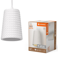 Lampa Sufitowa Wisząca Dekoracyjna E27 Zwis Biały Decor Ledvance