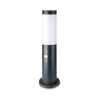 Lampa Ogrodowa Słupek E27 IP44 Z czujnikiem ruchu 45CM E27 Szary VT-838 V-TAC
