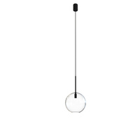 Lampa Sufitowa Wisząca E27 Czarna Nowoczesna SPHERE M 7848 Nowodvorski