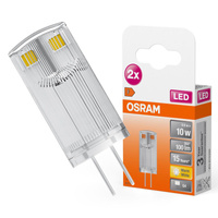 2x Żarówka LED Kapsułka G4 0.9W = 10W 100lm 2700K Ciepła 12V 320° LED PIN Osram