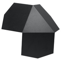 Lampa Ścienna Kinkiet 2x G9 Nieregularna Czarna Nowoczesna Tre Sollux