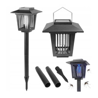 Lampa Ogrodowa LED Pochodnia Solarna Wbijana Owadobójcza IP44 Czujnik Zmierzchu Zewnętrzna