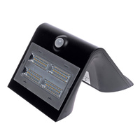 Lampa Ogrodowa Solarna Kinkiet Elewacyjny BUTTERFLY LED IP65 3,2W 4000K Czujnik Czarna Eko-Light